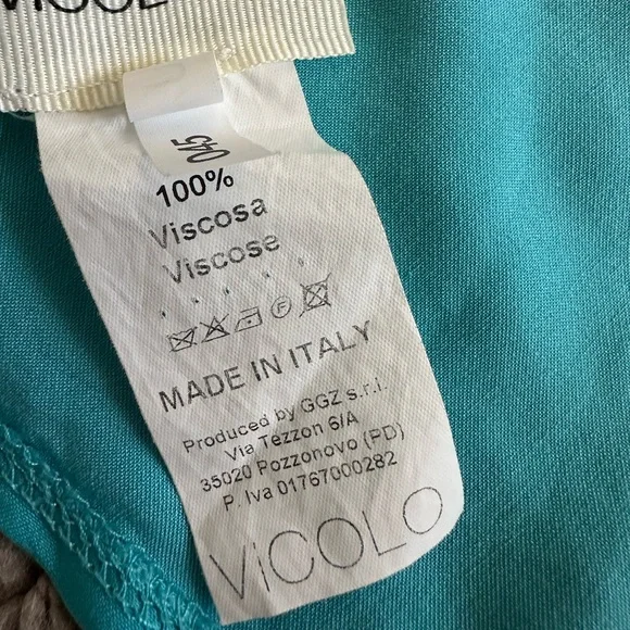 ViCOLO Teal Halter Top - Picture 9 of 9